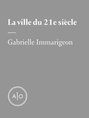 cover image of La ville du 21e siècle